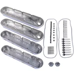 Aluminum Polished Valve Covers For Gm LS1 LS2 LS3 LS6 LS7 Chevy Small Block V8 New. Price: $152.50.