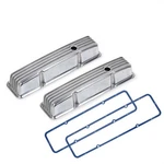 Mr 6855G Aluminum Finned Valve Covers & Gaskets Sbc New. Price: $122.99.