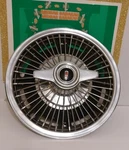 (1) 1965 Oldsmobile Cutlass F85 14" Hubcap Wheel Cover Two Bar Spinner Oem Used. Price: $120.00.