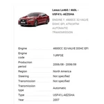 2007 Lexus Ls 460 Cover, Engine Room, Side Used Oem 53795-50050. Price: $105.00.