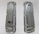Short Style Ford Sbf 289 302 351W Finned Polished Aluminum Valve Covers Mustang New. Price: $88.65.
