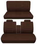 Fits 1969 To 1976 Cadillac Deville 2 Door Front And Rear Bench Seat Covers Brown New. Price: $164.99.