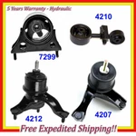 Engine Motor & Trans Mount 01-03 For Highlander 2.4L 4207 4210 4212 7299 M909 New. Price: $82.64.