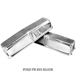 Mooneyes Finned Aluminum Valve Covers Ford Fe Big Block V8 352 427 Engine MP651 New. Price: $699.99.