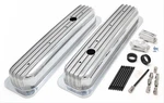 Trans-dapt Finned Aluminum Valve Covers 6607 Chevy Sbc 283 305 350 400 Polished New. Price: $338.99.