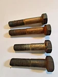 Fiat 850 Spider Coupe Sedan Set Of 4 Engine Transmission Bell Housing Bolts Used. Price: $19.99.