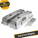 Mr. Gasket 6855G Polished Cast Aluminum Finned Valve Covers New. Price: $136.91.