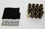Exhaust Manifold Hardware Kit With Spacers Fits Cat 3406B 4S6137 1083612 New. Price: $146.00.