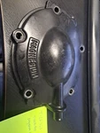 Left Side Cover Triumph Tiger Daytona T1261025 Used. Price: $30.00.