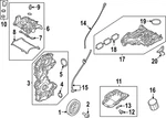 Genuine Nissan Valve Cover 13264-6RD1A New. Price: $188.81.