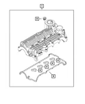 Genuine Mopar Pcv Seal 68440220AA New. Price: $46.20.