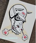 Original Vintage Bell Helmets Water Decal Hot Rod Drag Racing Speed Parts Auto Used. Price: $49.99.
