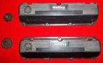 Ford 429/460 Bbf Mickey Thompson Holley Finned Valve Covers 103R-52BX -breathers Used. Price: $599.99.