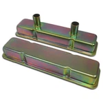 Steel For 1958-79 Chevy Sb 283-350 Circle Track Racing Valve Covers Zinc New. Price: $72.48.