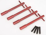 Moroso For Valve Cover Wing Nuts 1/4IN-20 X 1-3/8IN Aluminum Red Powder New. Price: $49.37.