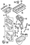 Genuine Mitsubishi Valve Cover MD316252 New. Price: $432.01.