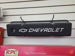 Rpc R6336 Sb Chevy Cast Aluminum Valve Covers W/ Logo - Black New. Price: $225.00.