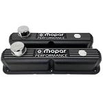 Nos Mopar 318 340 360 Black Finned, Die-cast Valve Covers New. Price: $295.00.