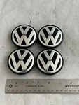 Four Genuine Vw Volkswagon Oe Wheel Center Cap Hub Cover 3B7-601-171 Golf Rabbit Used. Price: $39.75.