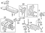 Genuine Honda Valve Cover Gasket 12341-5R1-003 New. Price: $25.58.