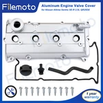 Aluminum Engine Valve Cover W/ Gasket For 02-06 Nissan Altima Sentra Se-r 2.5L New. Price: $51.99.