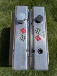 Vintage 1959-1986 Chevrolet Small Block Corvette Crossed Flags Valve Covers New. Price: $269.00.