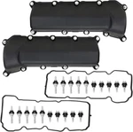 Left And Right Engine Valve Cover Set With Gasket Bolts Compatible 2002-201 Ungraded. Price: $146.36.