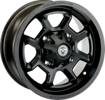 Moose Racing 0230-1208 415X Wheel 12X7 4/110 4+3 Black Front New. Price: $116.95.