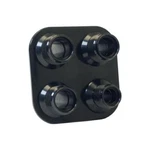 Vintage Air 389800 Streamline Black Aluminum 4-WAY Square Bulkhead Plate New. Price: $113.45.