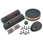 Proform Dress Up Kit Wrinkle Black With Red Details Chevrolet Small Block New. Price: $317.95.