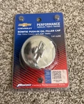 Proform 141-630 Oil Filler Cap Chrome Silver Chevy Bowtie Push-in 1.22" Hole New. Price: $25.00.