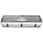 Edelbrock Valve Cover Classic Series Finned Aluminum Polished New. Price: $401.95.