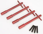 Moroso 68605 Valve Cover Wing Nuts Red Aluminum 1/4-20 Set Of New. Price: $43.99.