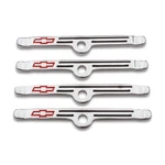 Proform 141-903 Valve Cover Hold-down Clamp Bow Tie Emblem Chrome W/red Logo New. Price: $30.00.
