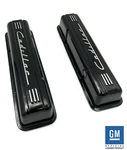 Black Finned "cadillac" Script Valve Covers For Small Block Chevy Sbc W/ Holes New. Price: $643.96.
