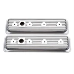 Edelbrock 4446 Signature Series Chrome Valve Cover Set, Fits Chevy 305, 350 New. Price: $114.95.