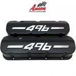 Big Block Chevy 496 Tall Valve Covers Raised Logo - Black Ansen Usa New. Price: $349.00.