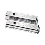 Billet Spec Valve Covers Tall Aluminum Polished Bowtie Emblem Chevy Sb Pair New. Price: $241.22.