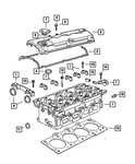 Genuine Mopar Cylinder Head Cover Isolator 4777997AA New. Price: $23.77.