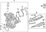 Genuine Ford Valve Cover PB2Z-6582-B New. Price: $150.66.