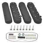 Cast Aluminum Valve Covers With Coil Mounts Compatible Ls Chevy Small Bl.... Price: $309.86.