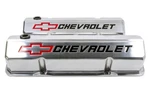 Proform 141-927 Pair Polished Alum Slant-edge Valve Covers Chevy Sm Block New. Price: $337.07.