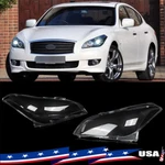 Headlight Headlamp Lens Shell Cover Clear For Infiniti M25 M35H M37 M56 2011-13 New. Price: $152.94.