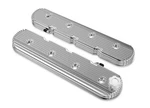 Holley 241-131 Vintage Series Finned Ls Valve Covers, Standard Height Polished New. Price: $434.95.
