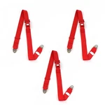 Jeep Cj/dj 1953 - 1970 Standard 2PT Red Lap Bench Seat Kit Belts New. Price: $69.50.