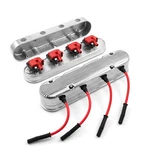 Chevy Ls 2PC Finned Hidden Coil Aluminum Valve Covers + Packs Wire Kit New. Price: $599.00.