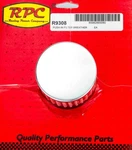 Racing Power R9308 Chrome Push Breather W/o Shield 3IN Tall Each New. Price: $35.75.