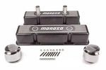 Moroso 68371 Valve Cover Sbc Cast Blk W/2 Br New. Price: $329.80.