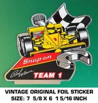 Snap-on Tools Rick Mears Team 1 Vintage Original Foil Decal Sticker Racing Used. Price: $11.63.