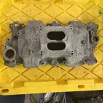 Sbc Chevy 283-350 V-8 Offenhauser 360 5693 Hi Rise Aluminum Intake Manifold Used. Price: $125.00.